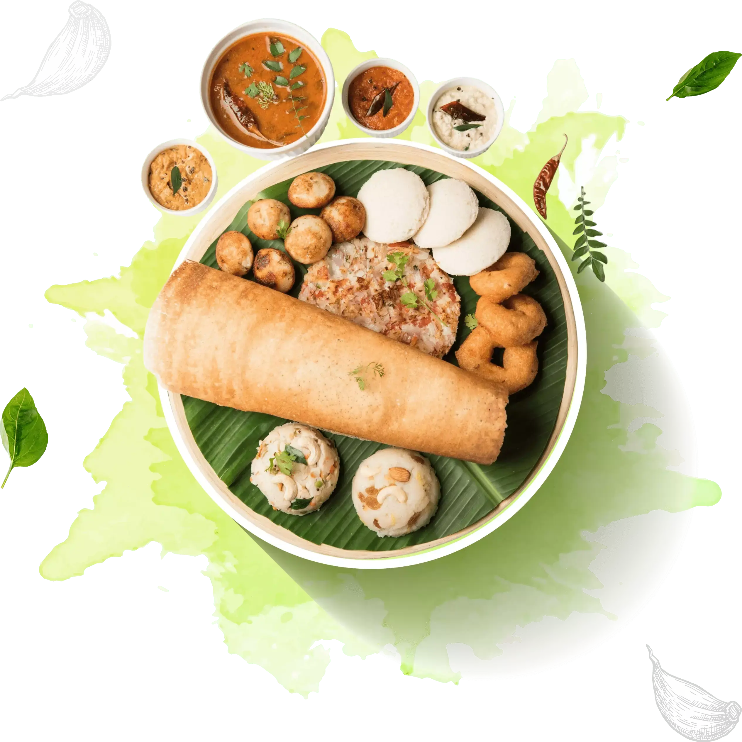 South Indian Food Platter